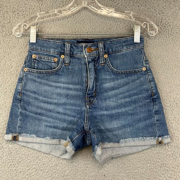 J. Crew Pants - J. Crew High Rise Jean Shorts Women's Size 24 Stretch